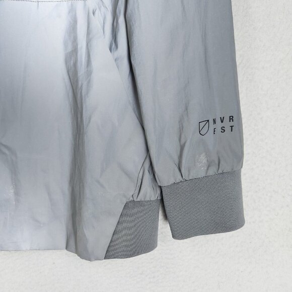 Imperial Motion Jacket Womens Small Silver Gray Camber Reflective Hooded Zip Up - Picture 3 of 16